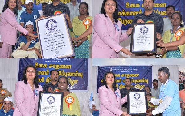 Elite World Record-Breaking Voter Awareness Rally with Cultural Extravaganza Held in Tenkasi District
