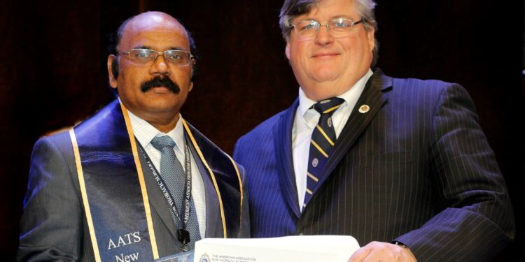 Renowned Surgeon Dr. Lokeswara Rao Sajja Honored with AATS Recognition for Cardiothoracic Surgery Mastery