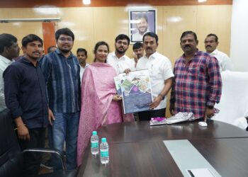“Minister Jupally Krishna Rao Unveils Nature Lifespace’s Ugadi Calendar; Nature Lifespace Chairman Ramesh Mudu Announces Residential & Farmland Ventures in Hyderabad, Telangana”