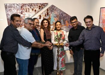 Leslee Lewis, Jaspinder Narula and Atul Khatri dive into an immersive journey with artist Anita Goel at FloorOne, Juhu.