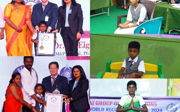 Aranthangi’s Elshaddai School Students Achieve Record-breaking Feats and Set Elite World Records