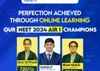 Infinity Learn by Sri Chaitanya becomes the only online platform to secure 3 All India Rank 1 positions with perfect 720 scores in NEET 2024
