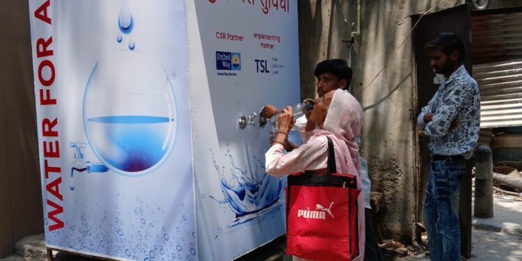 HSBC India with The Social Lab (TSL) and United Way Mumbai installs water kiosks to provide safe drinking water across five cities