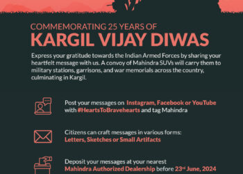 Mahindra Commemorates 25 Years of Kargil Vijay Diwas with ‘Hearts to Bravehearts’ Initiative