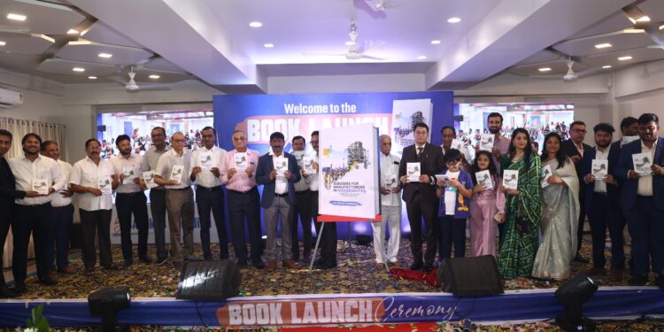 Author CA Vikas Chordiya launched his book ‘Subsidies for Manufacturers in Maharashtra’