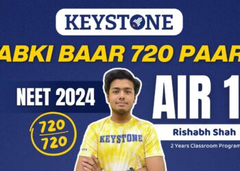 Keystone Student Rishabh Shah Achieves Historic Perfect Score in NEET 2024