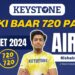 Keystone Student Rishabh Shah Achieves Historic Perfect Score in NEET 2024