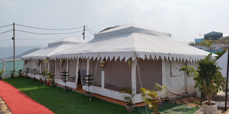 Shivadya Camps Luxury Tent City at Maha Kumbh Mela for Pilgrims | Hospitality by Era Camps