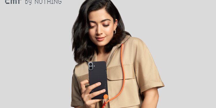 CMF by Nothing Announces Rashmika Mandanna as Brand Ambassador, also reveals design of CMF Phone 1