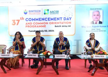 BIMTECH Welcomes 480 Students for the 37th Commencement Day