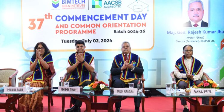 BIMTECH Welcomes 480 Students for the 37th Commencement Day