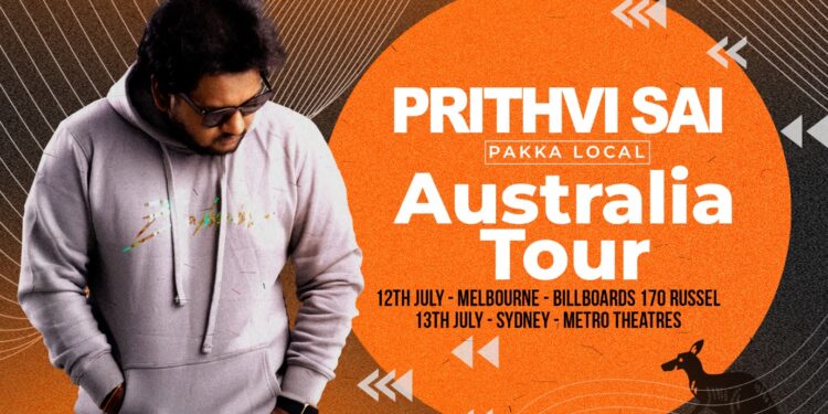 DJ Prithvi Sai Embarks on Australia Tour for the Pakka Local World Tour