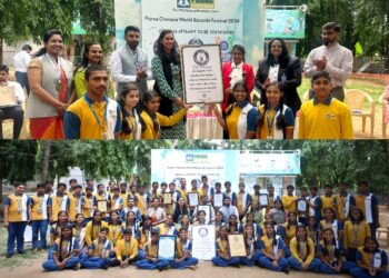 “Purna Chetana Public School Sets Elite World Record with Innovative Smart Village Concept in Robotic Marathon”
