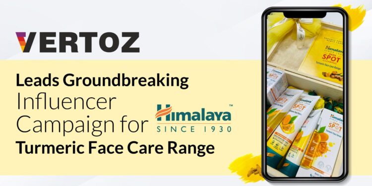 Vertoz Leads Groundbreaking Influencer Campaign for Himalaya’s Turmeric Face Care Range
