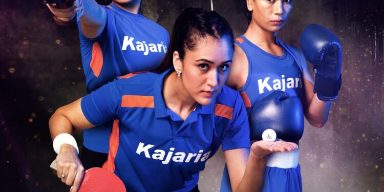 Kajaria Launches Inspirational Campaign Celebrating Women Empowerment and Excellence in Sports.