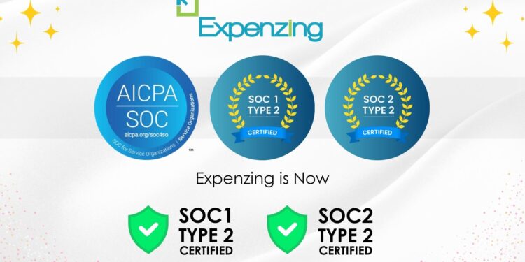 Expenzing earns SOC 1 and SOC 2 Certifications, reinforcing Commitment to Data Security and Privacy.