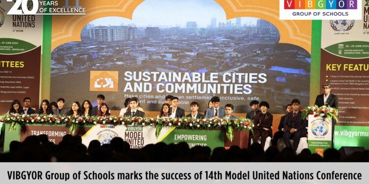 Rustom Kerawalla’s VIBGYOR Group of Schools marks the success of 14th MUN Conference