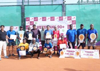 Kauvery Hospital Trichy Open National Level Veterans 90+ Doubles Tennis Championship Concludes with Chennai Duo Clinching Victory