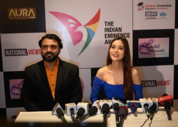 Dr. Bhavesh Parmar Organizes Prestigious Indian Eminence Award with Celebrity Guest Sara Khan