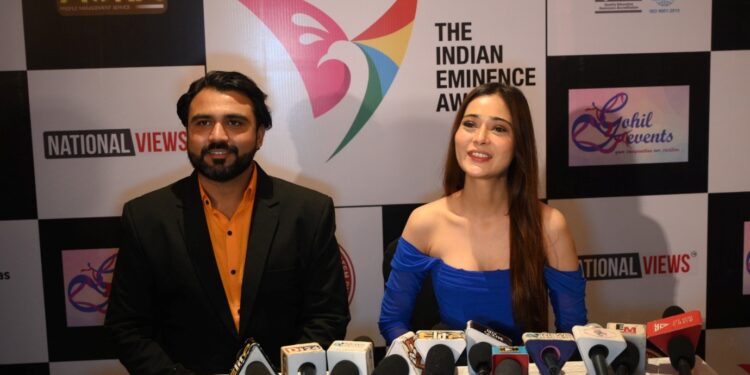 Dr. Bhavesh Parmar Organizes Prestigious Indian Eminence Award with Celebrity Guest Sara Khan