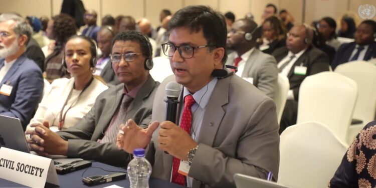 The Indian model of Cooperatives will guide the world to get rid of geopolitical issues, says Binod Anand Secy General, CNRI at a UN Conference