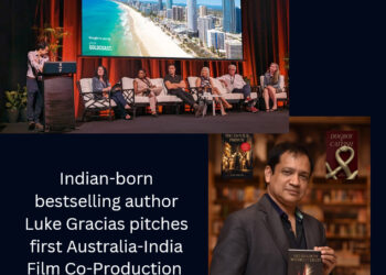 Indian-born bestselling author Luke Gracias pitches first Australia-India Film Co-Production.