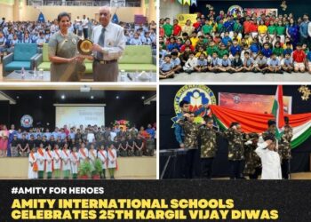 Amity International School Sparks Patriotism in Youth with Amity for Heroes: 25th Kargil Vijay Diwas Bash