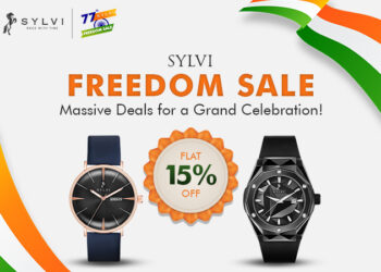 Sylvi Announces Massive Freedom Sale on Watches for Independence Day 2024!