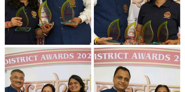 Rotary Club of Nagpur Ishanya Wins 26 Awards at Rotary District 3030 Awards Ceremony 2023-24