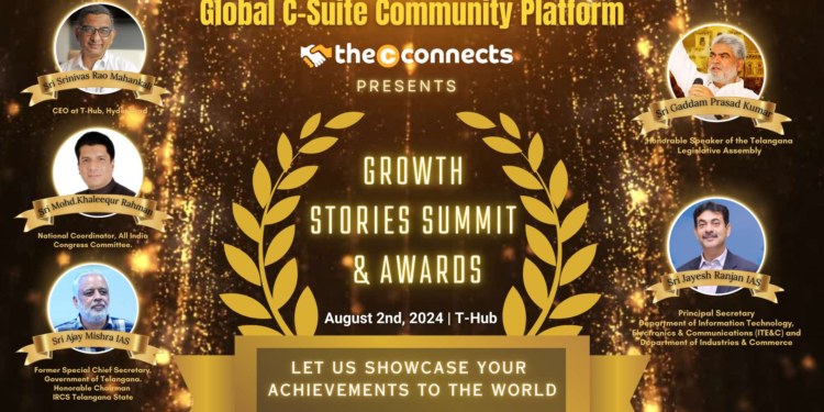 Growth Stories Summit & Awards 2024 by TheCconnects Magazine Global C-Suite Community Platform
