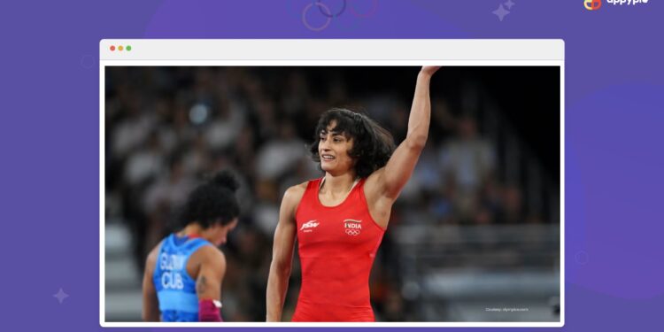 Appy Pie Announces free website, domain, and hosting for one year to celebrate Vinesh Phogat’s win at the 2024 Paris Olympics