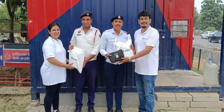 inDrive launches CSR activity for traffic police in India