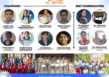 Students and Schools Won around ₹3,00,000 in Cash Prizes and Sponsorships at the 2nd National Spelling Competition Organized by Spell Well India