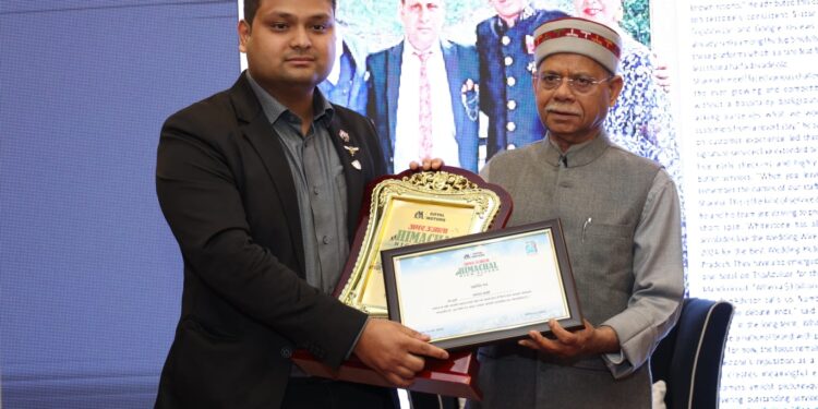 Director of Whitestone Resorts, Honored with Himachal High Flyer Business Award