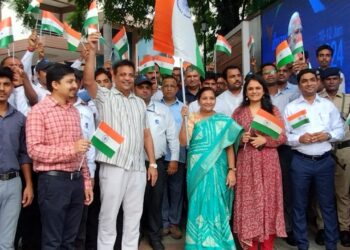 Gujarat Bhavan Immersed in Patriotism