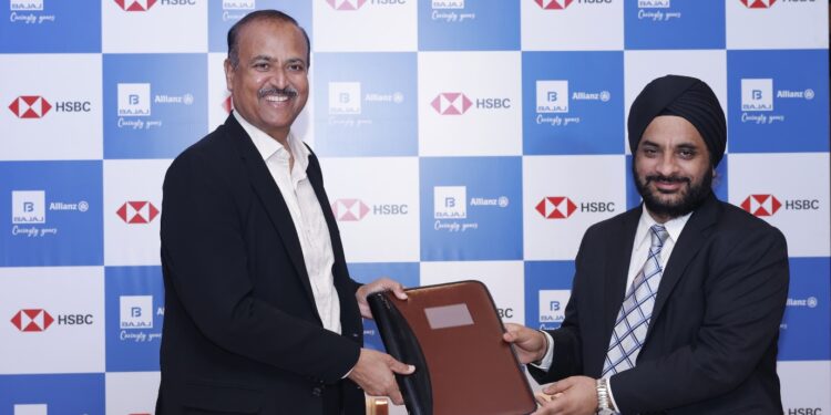 Bajaj Allianz General Insurance, HSBC India Announce Bancassurance Partnership