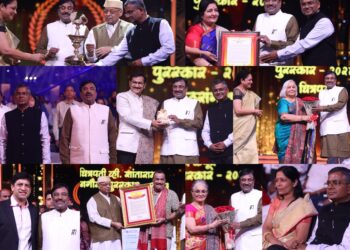 Lata Mangeshkar Award Bestowed on Anuradha Paudwal; Master of Multiple Voices, Sudesh Bhosle Honored for His Singing at Maharashtra State Marathi Film Awards