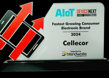 Cellecor Gadgets Limited Honoured as Fastest Growing Consumer Electronics Brand 2024 at 3rd DEVICENEXT SUMMIT & AWARDS