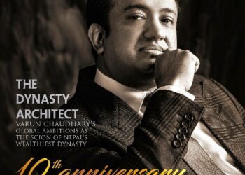 Varun Chaudhary, Scion of Nepal’s Richest Family, Featured on ELITE Magazine’s 10th Anniversary Cover – Decade of Icons