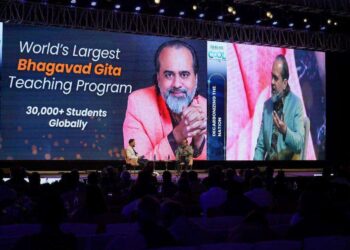 Acharya Prashant Sets World Record with Largest Online Bhagavad Gita Exam