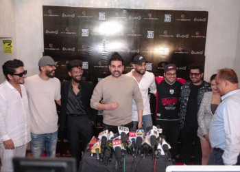 Arbaz Khan showers blessings in Idyaboosters music launch.