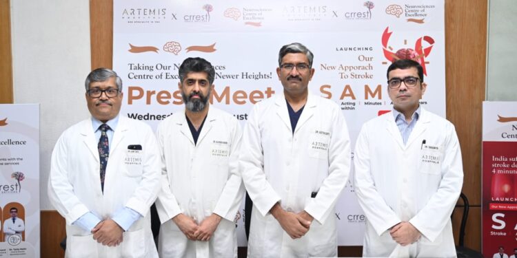 Breakthrough in Stroke Care, SAMAY by Artemis Hospitals to Transform Treatment and Save Lives