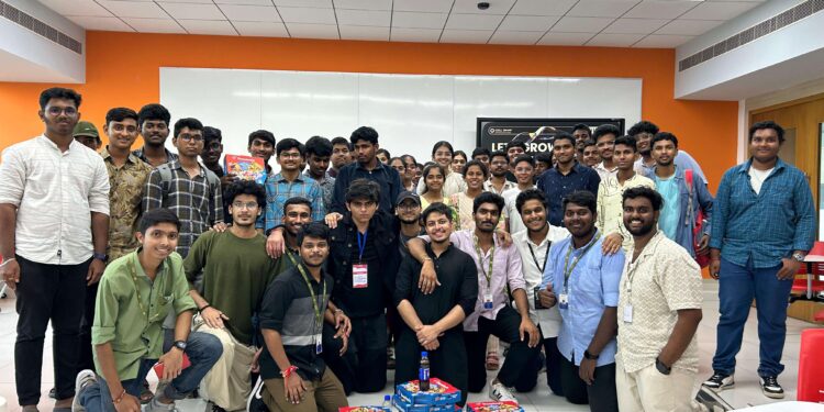 SRM AP University’s E-Cell Club Hosts Successful Entrepreneurship Event with Over 1,000 Students, Sponsored by Total Fresh