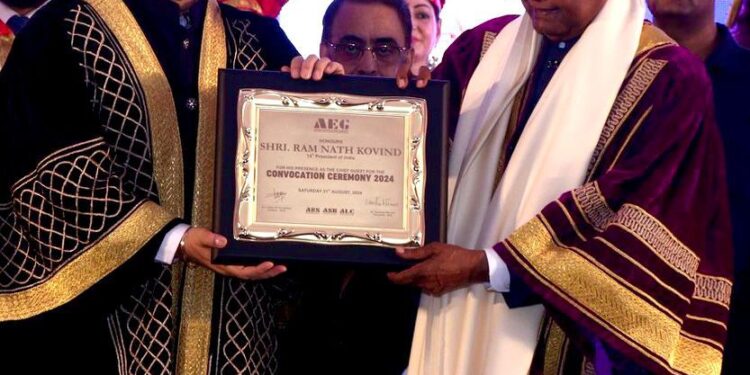 Asian Education Group Welcomes Ram Nath Kovind for Landmark Convocation Ceremony