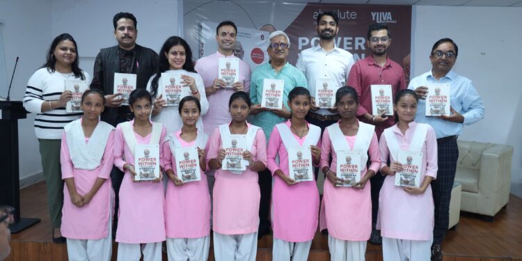YUVA Unstoppable’s Amitabh Shah Unveils Dr. R Balu’s New Book on Narendra Modi’s Leadership at YUVA Model school in Gurgaon