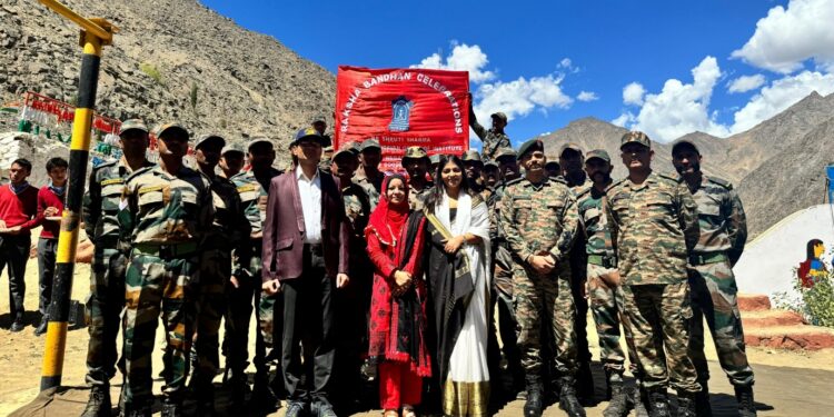 Dr. Shruti Sharma Honouring Soldiers and Inspiring Future Leaders on Raksha Bandhan