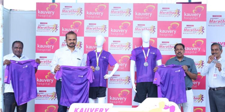T-Shirt and Medal Unveiled for the 4th Kauvery Marathon Salem