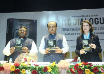Dr Ashwin Fernandes’s BOOK MODIALOGUE Launched at Pradhanmantri Sangrahalaya by  Dr Sudhanshu Trivedi And  Jessia Turner Praise Modi’s Transformative Communication